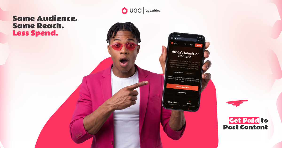 UGC, the Human Ad Network screenshot